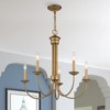 Livex Lighting Estate 5 - Light Chandelier in  Antique Gold Leaf - 4 of 4