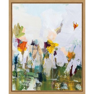Amanti Art Spontaneous Summer Flowers by Pamela Munger Canvas Wall Art Print Framed 16 x 20-in. - 1 of 4