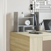 vidaXL Desk Organiser Concrete Grey 15.2x6.7x15.4" Engineered wood - 3 of 4