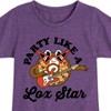 Girls' - Instant Message - Party Like A Lox Star Fitted Short Sleeve Graphic T-Shirt - 2 of 4