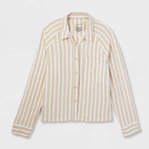 Women's Long Sleeve Adaptive Button-Down Shirt - Universal Thread™ - 1 of 3