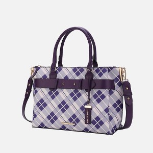 MKF Collection Vivian Plaid Women’s Satchel Bag by Mia K - 1 of 4