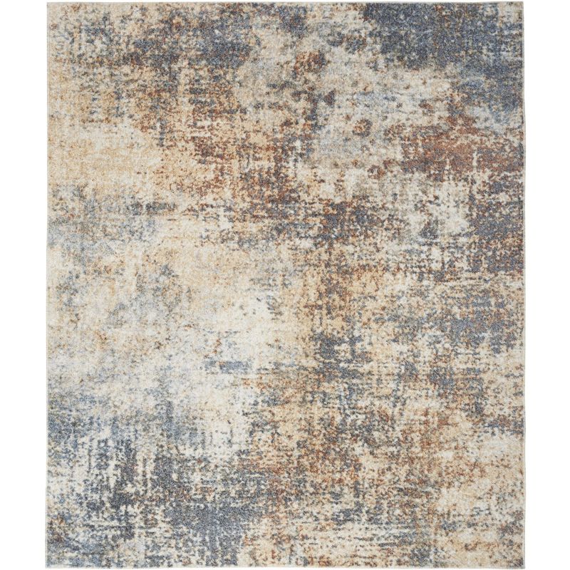 Nourison Washable Astra Modern Abstract Indoor Flatweave Area Rug, 1 of 11