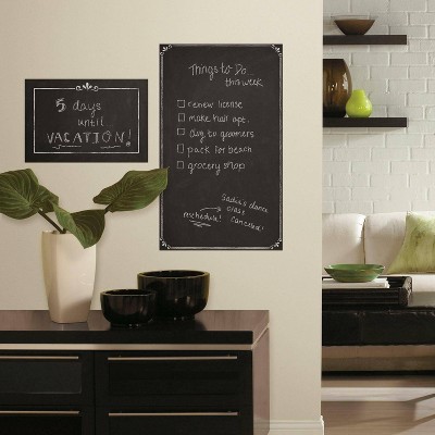 Decorative Chalkboard Peel and Stick Giant Wall Decal - RoomMates