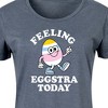 Women's - Instant Message - Feelin Eggstra Graphic T-shirt Dress - 2 of 4