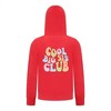 Everyday Kids Cool Big Sis Club Girls Zip Up Hoodie – Colorful Sibling Sweatshirt - 4 of 4