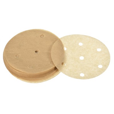 Unique Bargains Non-Stick Round Parchment Air Fryer Steaming Baking Mats Brown