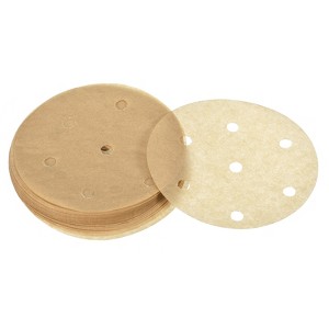 Unique Bargains Non-Stick Round Parchment Air Fryer Steaming Baking Mats Brown - 1 of 4