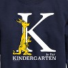 Boys' - Dr. Seuss - K Is For Kindergarten Graphic Long Sleeve Fleece Sweatshirt - 2 of 4
