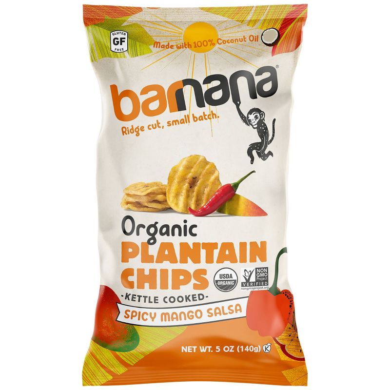 Barnana Spicy Mango Salsa Plantain Chip - 5oz, 1 of 4