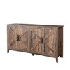 CAVINAS Fuctional Entryway Serving Sideboard Cabinet with Black Metal Handle,Wooden Buffet Cabinet with Storage for Kitchen,Dining Room - 3 of 4