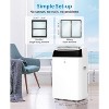 14,000 Btu Air Conditioners Cooling Up to 750 Sq.Ft, 3-In-1 Portable Air Conditioner with Cooling, Dehumidification & Fan Modes Remote Control - 2 of 4