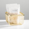 Metal Mesh Pantry Basket for Kitchen Storage - Set of 2 - Gold - 2 of 4