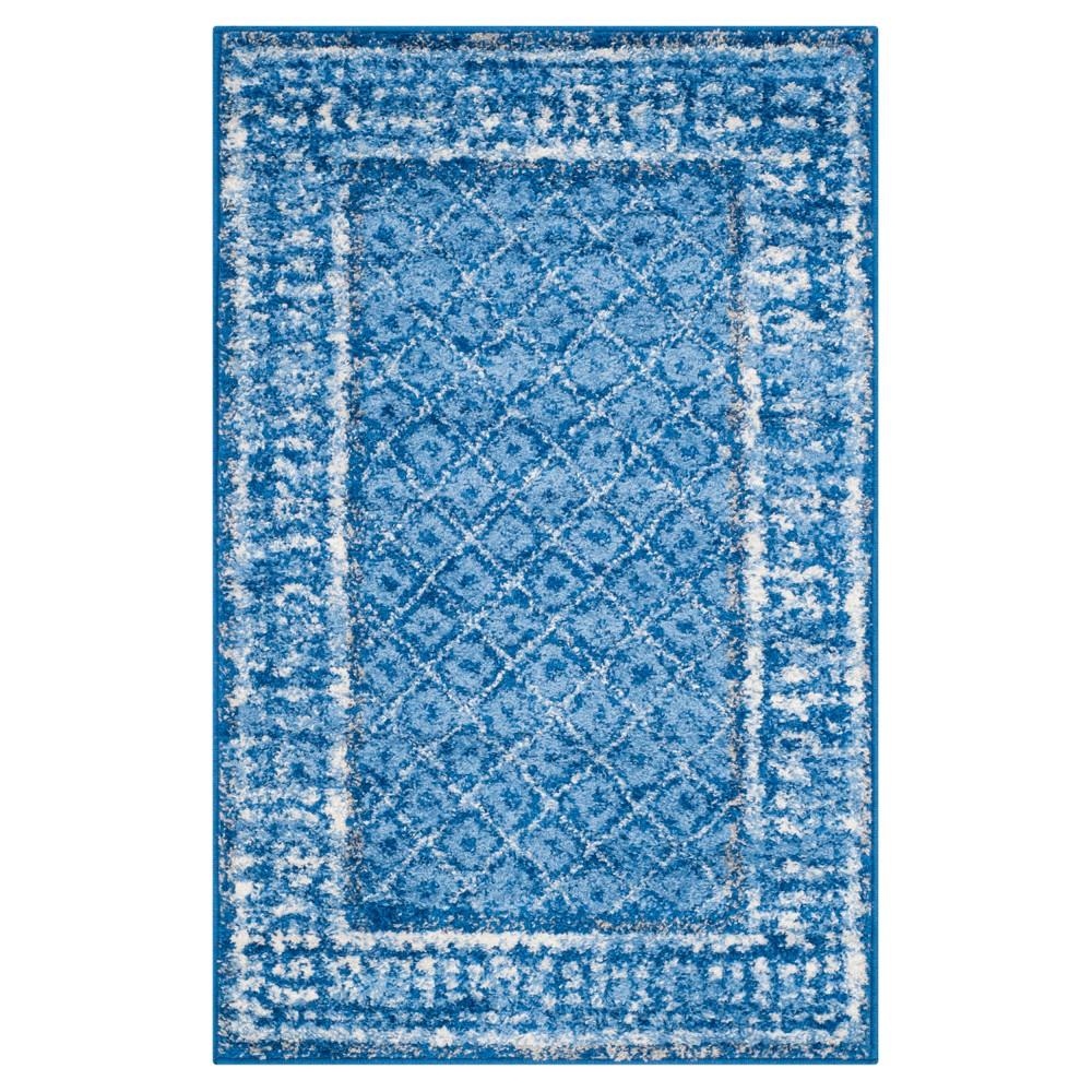 Remi Accent Rug - Light Blue/Dark Blue (2'6inx4') - Safavieh