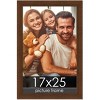 PosterPalooza | Simple Brown Picture Frame - UV Acrylic, Foam Board Backing, Hanging Hardware - 2 of 4
