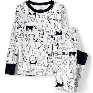 Lands' End Kids Pattern Snug Fit Pajama Set - 1 of 3