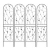 NicBex Garden Trellis Lattice Panels, Rustproof Plant Trellis Butterfly Decoration Plant Climbing Support - 3 of 4