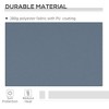 Sapphtopaz 12'x10' Retractable Awning Manual Patio Awnings Sunshade Shelter 280gsm UV Resistant with Manual Crank Handle - 3 of 4
