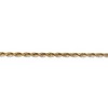 Black Bow Jewelry 2.75mm, 14k Yellow Gold Light Diamond Cut Rope Chain Anklet - 2 of 4