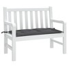 vidaXL Garden Bench Cushion Anthracite 43.3"x19.7"x2.8" Oxford Fabric - 3 of 4