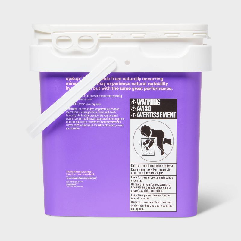 Scented Scoop Pail Clumping Cat Litter - 35lbs - up &#38; up&#8482;, 3 of 4