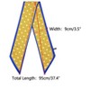 INSPIRE CHIC Women's Contrast Color Floral Printed Skinny Long Satin Silky Neck Scarves 1Pc - 3 of 4