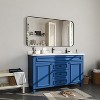 55-Inches x 30-Inches Framed Rectangle Bathroom Vanity Mirror - 2 of 4