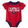 NHL Washington Capitals Baby Girls' 3pk Bodysuit - 4 of 4