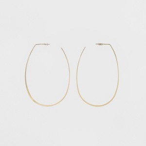 Oval Hoop Earrings - A New Day Gold, Women