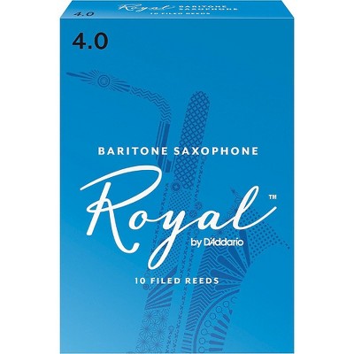 Rico Royal Baritone Saxophone Reeds, Box of 10 Strength 4