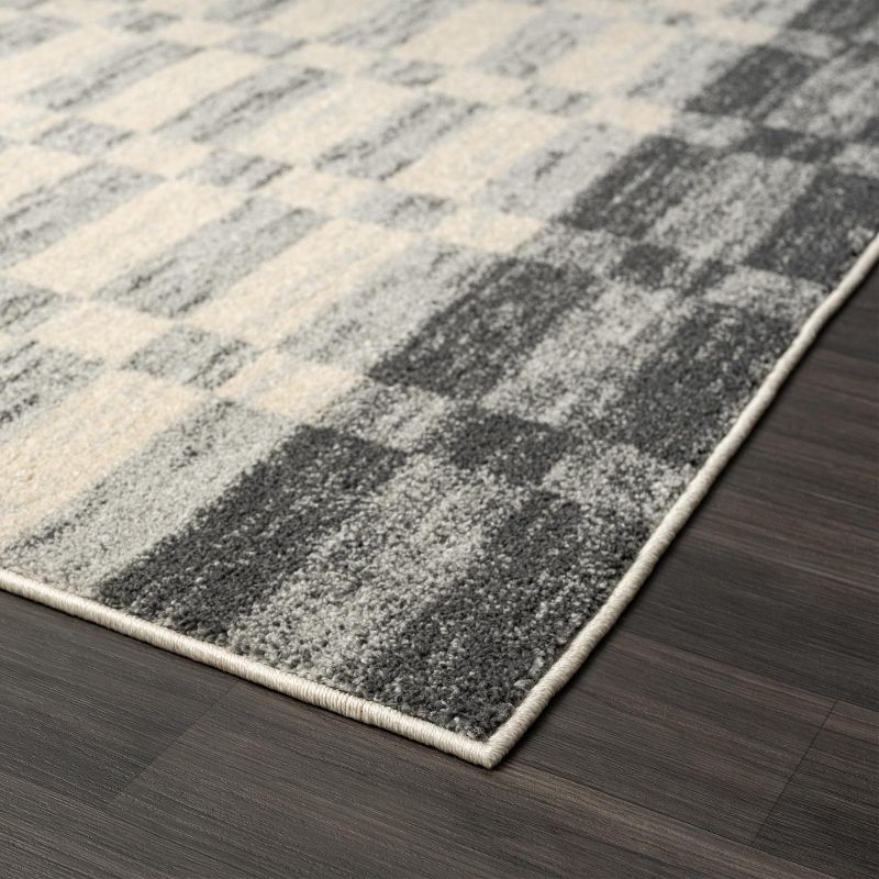Luxe Weavers Checkered Geometric Area Rug, Indoor Carpet, 5 of 11