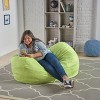 4' Skylar Bean Bag Chair Faux Leather - Christopher Knight Home - 2 of 4