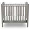 Delta Children Emery Mini Convertible Baby Crib with Mattress - 2 of 4
