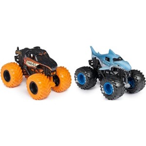 Monster jam Rottweiler & Megalodon 1:64 Diecast Truck Bundle - 1 of 3