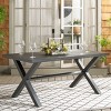 Core Dining Table - Indoor/Outdoor - PAT4053 - Grey - Safavieh - 2 of 4