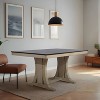 Home Design 59" Talon Dining Table Brown/Antique Gray - 4 of 4