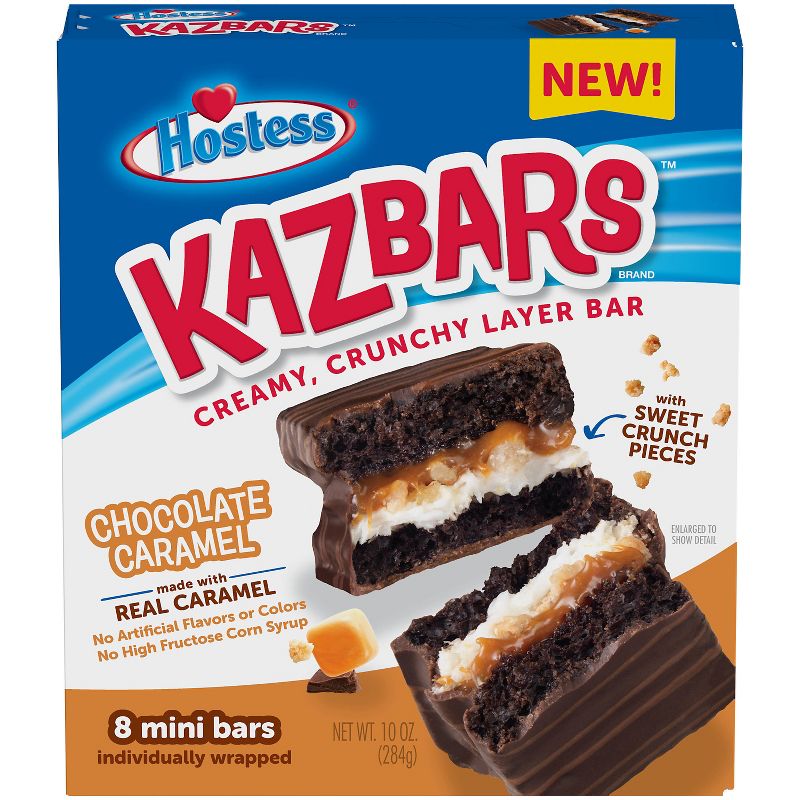 Hostess Chocolate Caramel Kazbars - 10oz / 8ct, 4 of 11