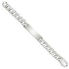 Black Bow Jewelry Mens 13mm Sterling Silver Polished Engravable Curb Link I.D. Bracelet - 2 of 4