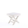 Manhattan Comfort Abigail Velvet Upholstered Ottoman - 4 of 4