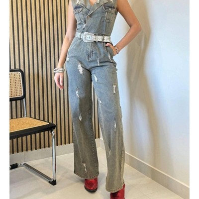 Women's Sleeveless Jumpsuit - Hot & Delicious
