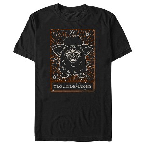 Men's Furby Troublemaker Tarot Card T-Shirt - 1 of 4