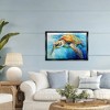 Stupell Industries Graceful Swimmer Tortoise Floating Frame Canvas Art - 3 of 4