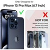 Entronix [Magnetic] Case Compatible with iPhone 15 Pro Max - Translucent Frosted Matte - 2 of 4