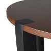 Sapphtopaz Modern Outdoor End Table Outdoor Side Table, Patio Table Small Table Outdoor Table for Backyard, Balcony, Porch - 2 of 4