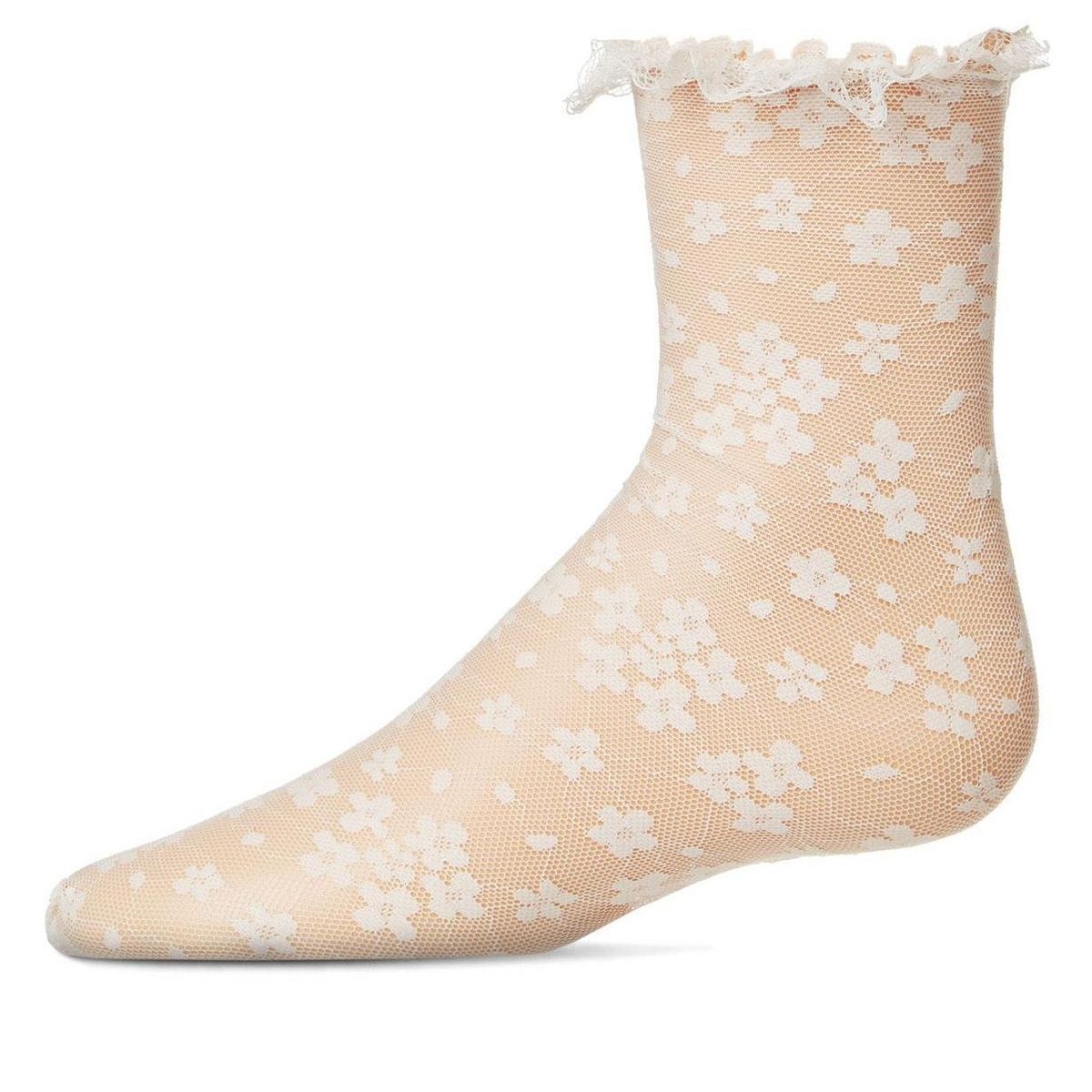 Memoi Girls' Lace Anklet Socks - thumbnail 5