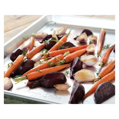 Nordic Ware Silver Aluminum Half Sheet Pan, 17.9" x 12.9"