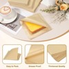 Unique Bargains Greaseproof Double Open Kraft Paper Sandwich Pretzel Food Storage Bags Brown 100 Pcs - 3 of 4