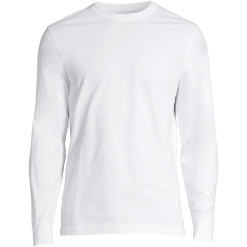 Lands' End School Uniform Men's Long Sleeve Essential T-shirt - X Large ...