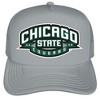 Chicago State University Primary Logo Foam Trucker Cap Grey Os - 2 of 4