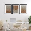 Stupell Industries Tiled Terracotta Walls 3pc Framed Print Under Glass Set - 2 of 4